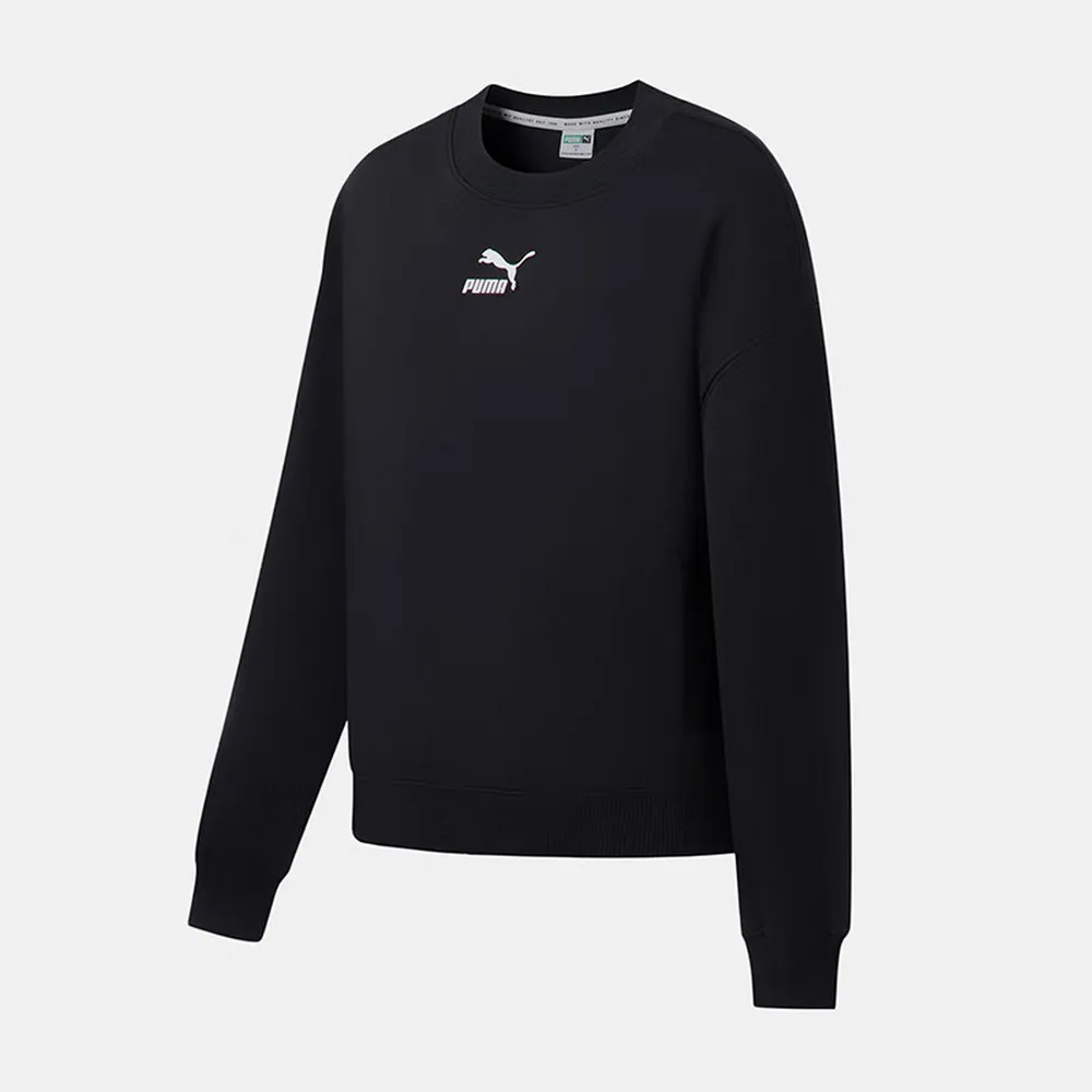 【PUMA】 流行系列Fashion圓領衫 圓領套頭衫 女 白色-53751865 歷史價格詳細信息