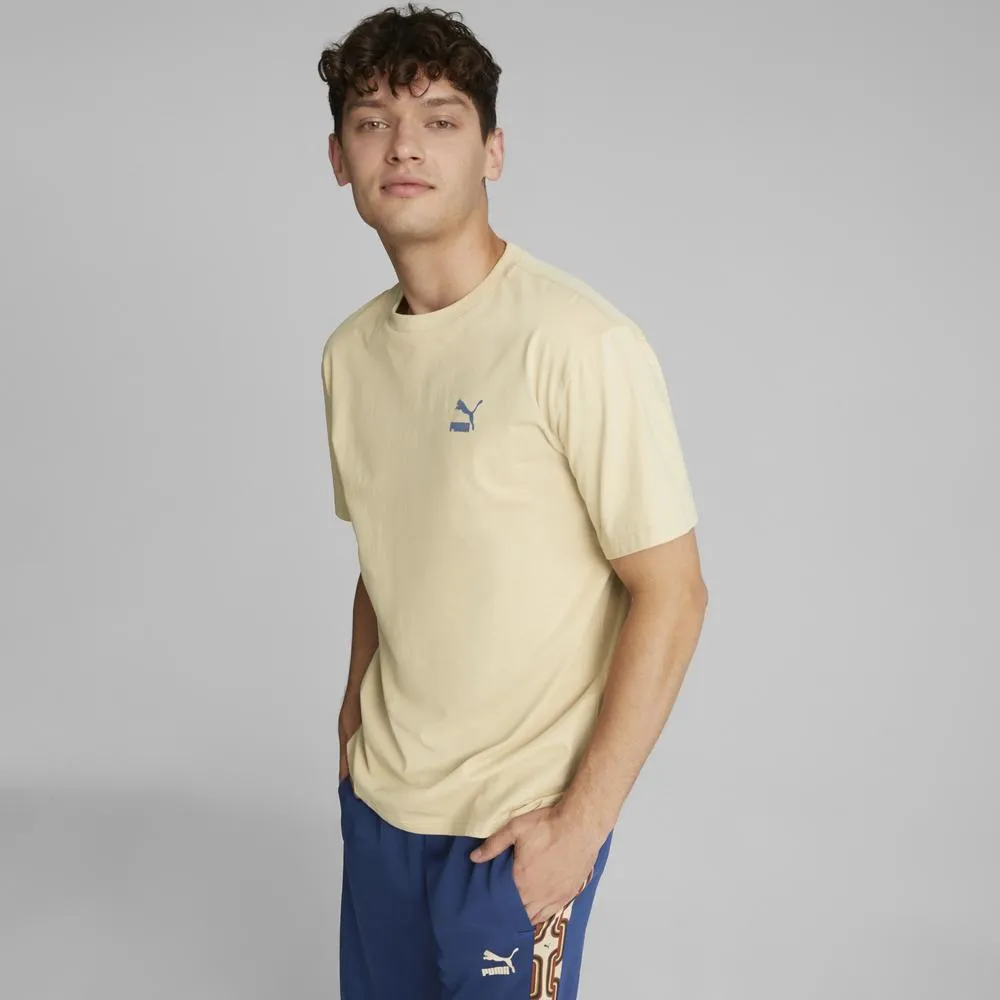 Puma Classics 流行系列 米色 寬鬆長褲 束口 男款 NO.H3929【新竹皇家 53428841】 歷史價格詳細信息