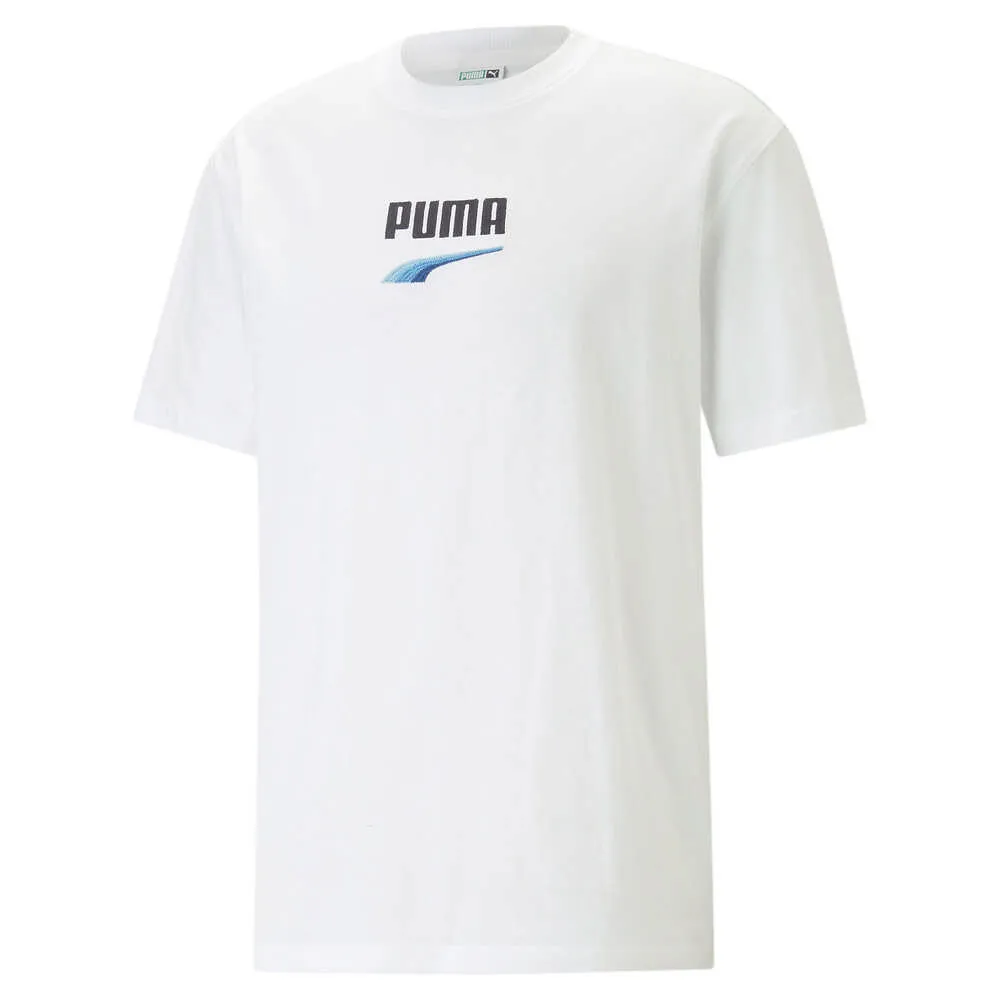 PUMA 男 流行系列Downtown Logo 短袖 T恤 運動 休閒 舒適 米色 歐規 - 53248873 歷史價格詳細信息