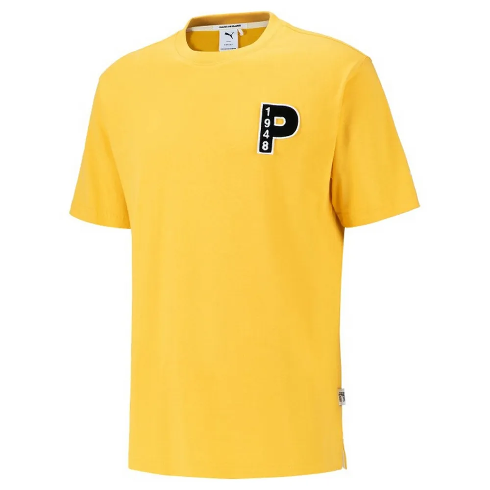 PUMA 短袖上衣 流行系列MMQ短袖T恤 男女款 中性款 53578865 白 米白 歷史價格詳細信息