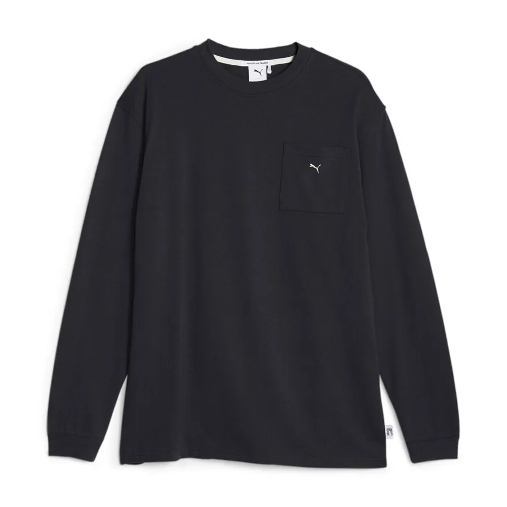 PUMA 長袖 流行系列MMQ 撞色 Polo衫 男女款 中性款 53958301 黑綠色 歷史價格詳細信息