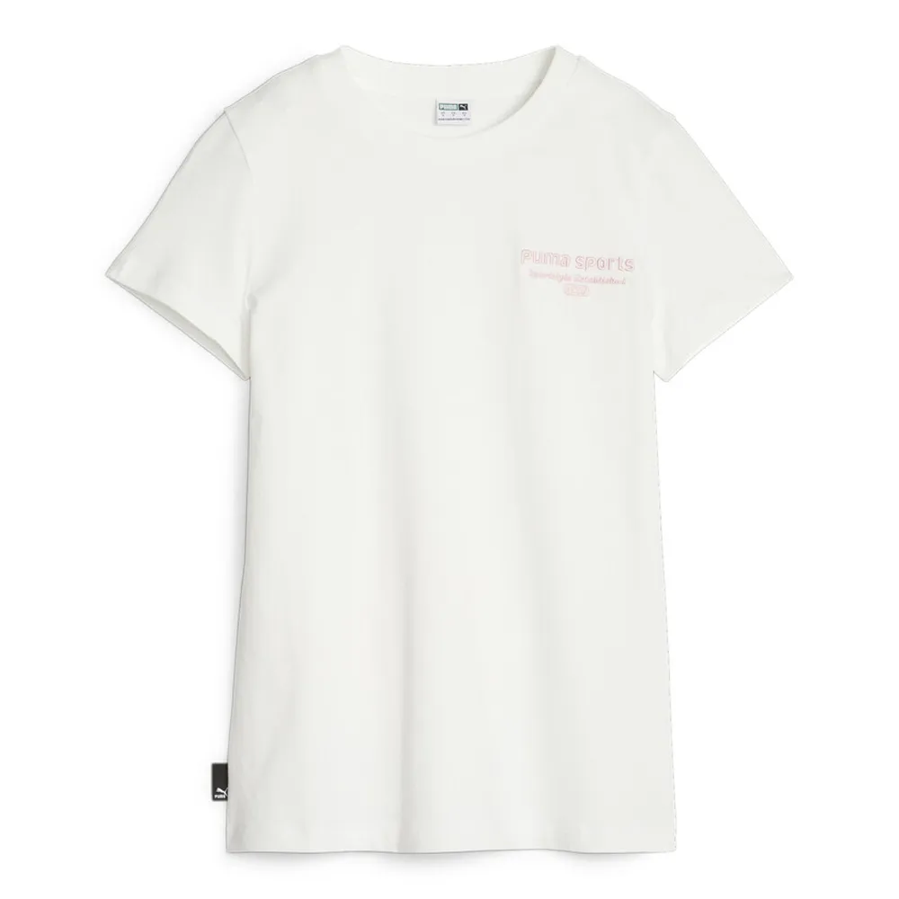 PUMA 短袖上衣 流行系列P.Team圖樣短袖T恤(F) 女 62143743 綠 歷史價格詳細信息