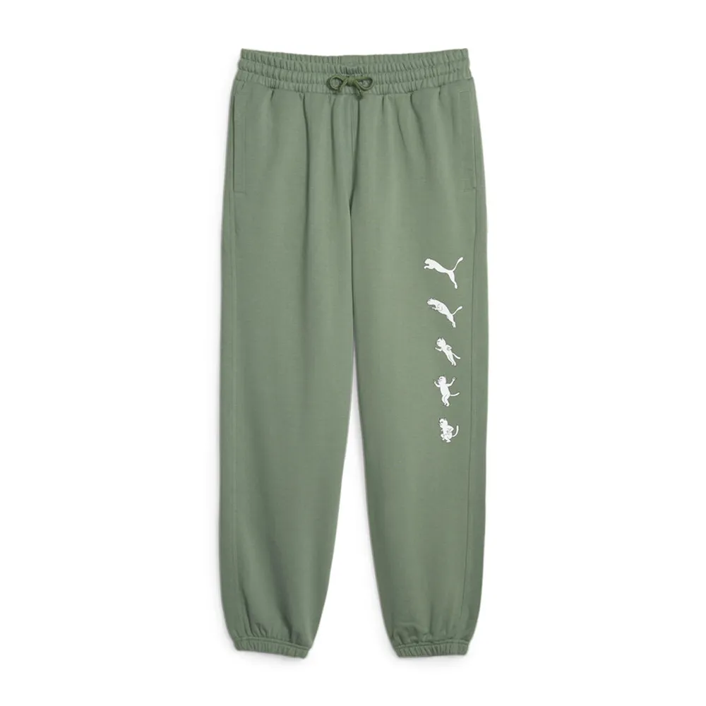 PUMA 長褲 RIPNDIP系列長褲(M) 男 62219901 中指貓聯名 黑 歷史價格詳細信息