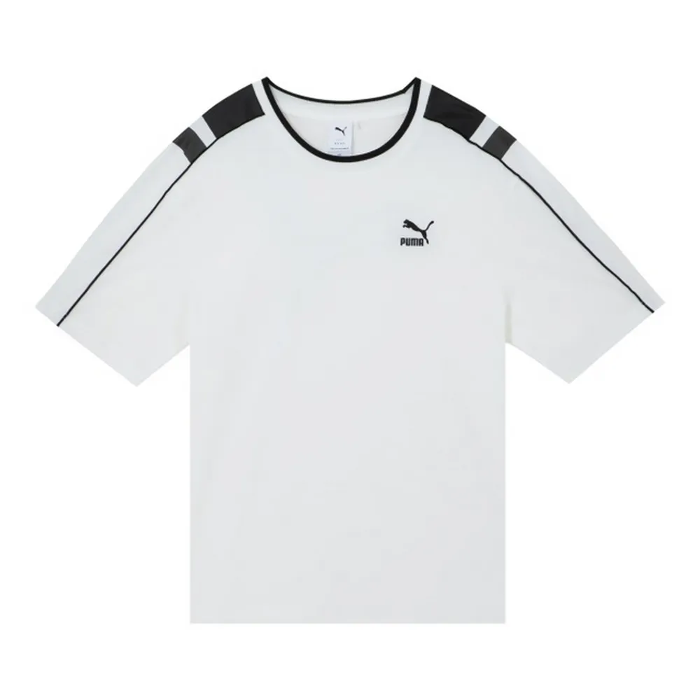 PUMA 短袖上衣 流行系列Archive復古短袖T恤(N) 中 62277887 綠 歷史價格詳細信息