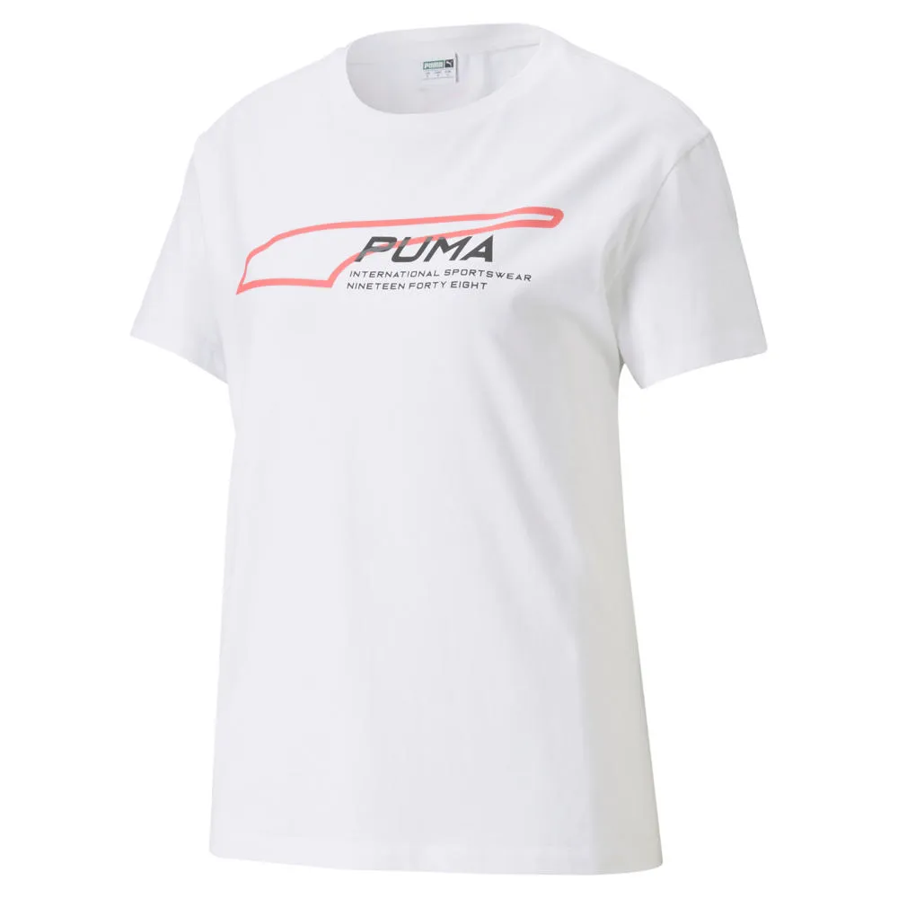 【PUMA】流行系列 女 Puma Sport短袖T恤(F)-59862231 歷史價格詳細信息