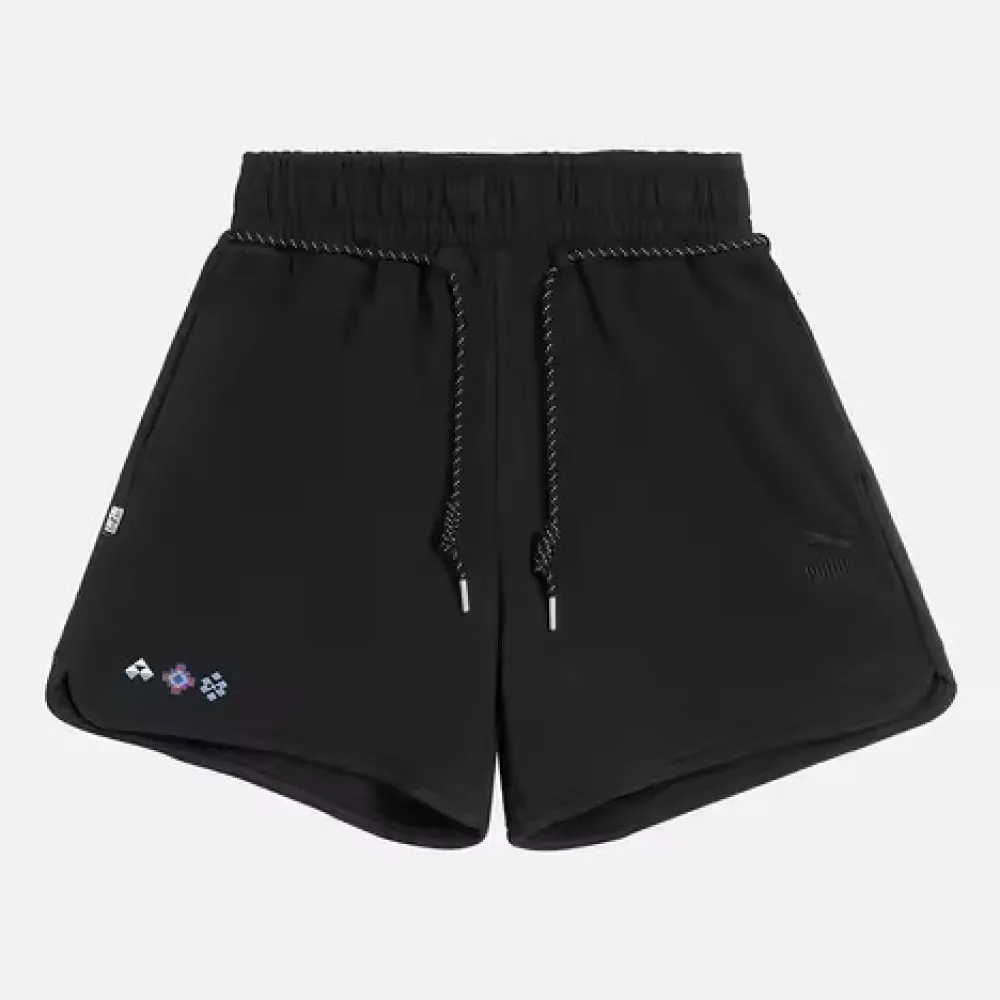 【PUMA】流行系列Prairie Resort短褲(F) 短褲 女 黑色-62687501 歷史價格詳細信息