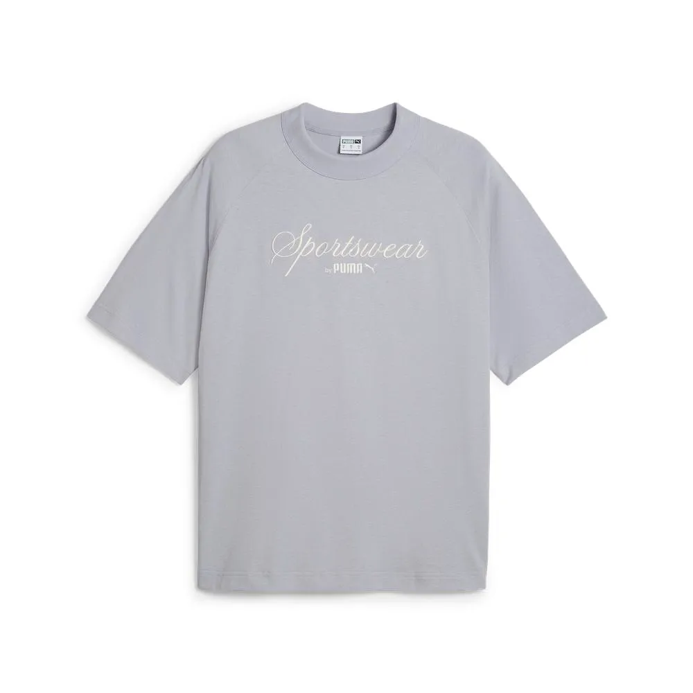 Puma 灰色 流行系列Classics 寬鬆 純棉 短T 男女款 NO.H3674【新竹皇家 53213503】 歷史價格詳細信息