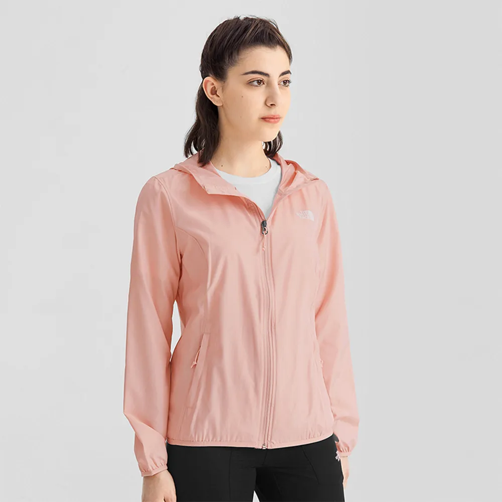 The North Face 女 防潑水棒球領防風外套 粉 NF0A4NGQK47【GO WILD】 歷史價格詳細信息