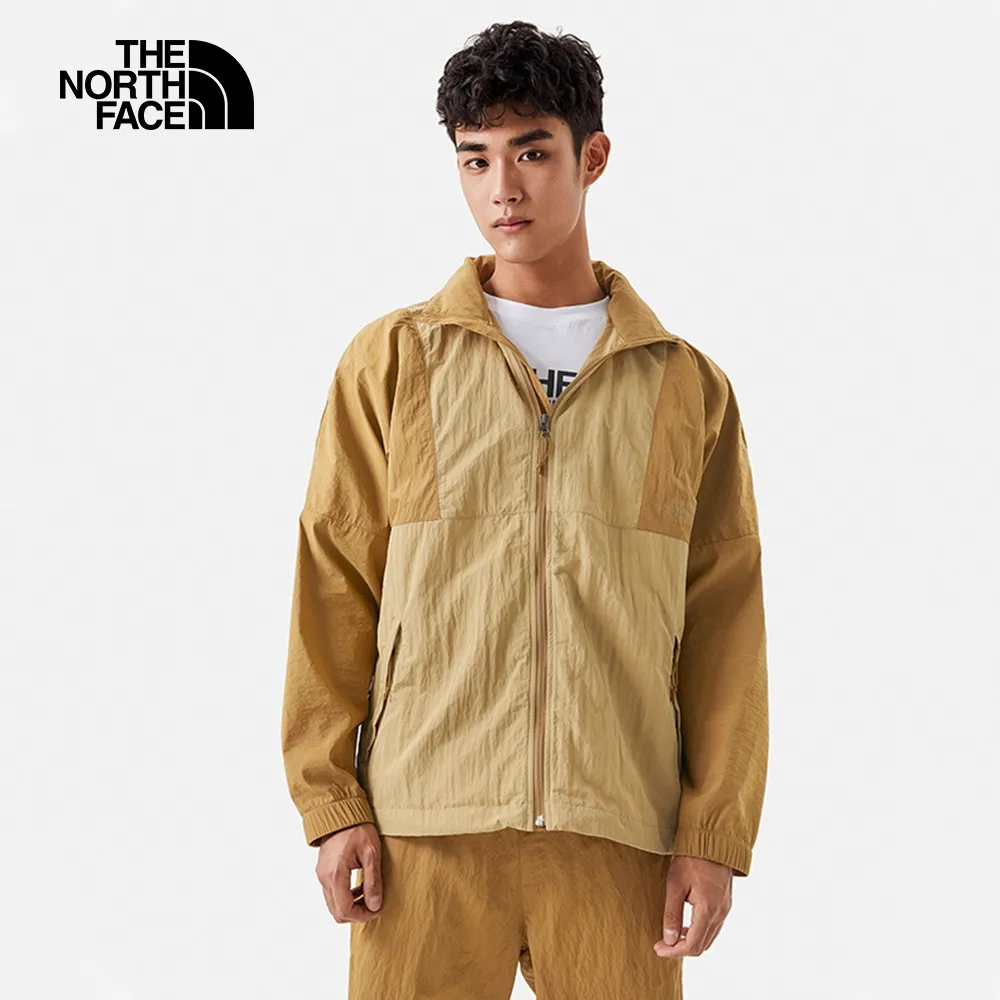 The North Face 男 防曬防潑水防風外套 棕白拼接 NF0A4U8XG4L 歷史價格詳細信息