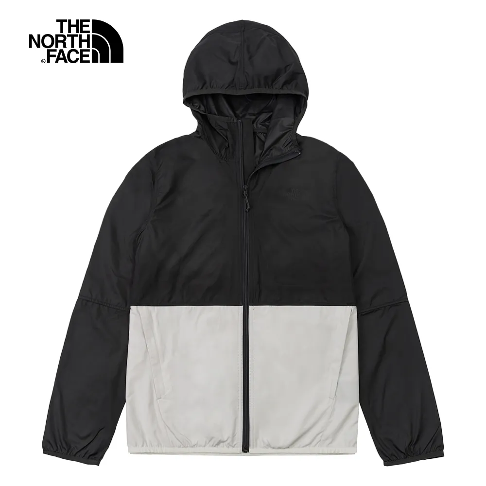 【The North Face】男 拼接防潑水舒適保暖可收納連帽羽絨背心/3JQQ-QLI 黑白 歷史價格詳細信息