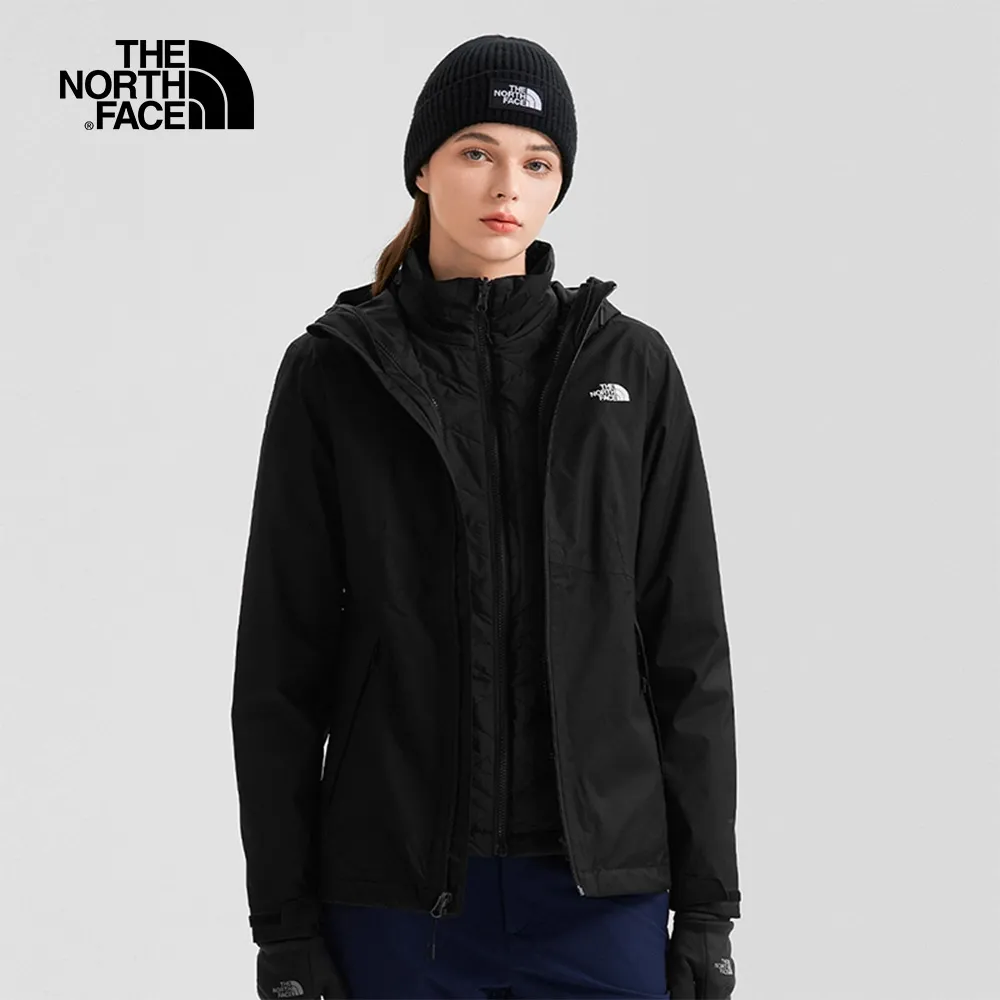 【The North Face】防水透氣連帽三合一外套 女-NF0A7QW6P4K 歷史價格詳細信息