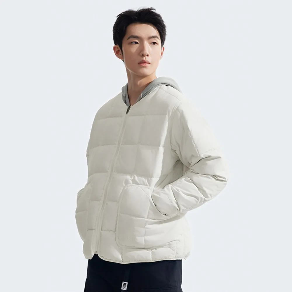 【The North Face】男 防潑水保暖兩面穿連帽羽絨外套/DWR防潑水/700蓬鬆度羽絨/83OM-OWX 棕/灰 歷史價格詳細信息