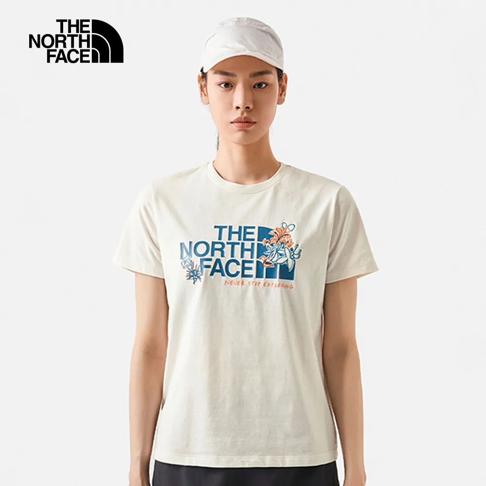 The North Face 女 吸溼排汗短袖T恤 黑 NF0A49ACJK3 歷史價格詳細信息