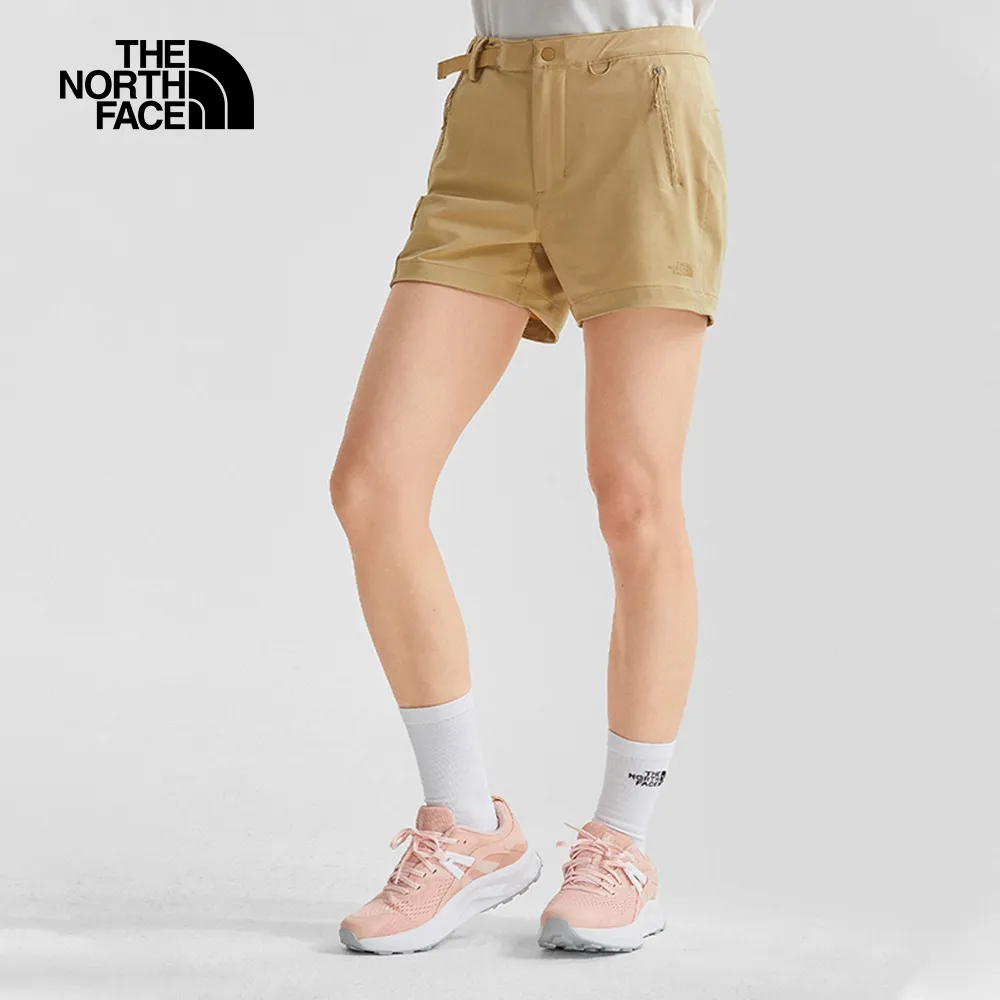 【The North Face 女 防潑水短褲《黑》】3RLJ/運動褲/慢跑褲/排汗透氣/跑步/登山健行/悠遊山水 歷史價格詳細信息