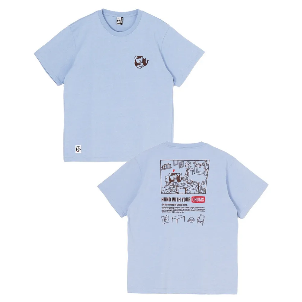 【CHUMS】My Summer Vacation T-Shirt短袖上衣 黑色-CH012176K001 歷史價格詳細信息