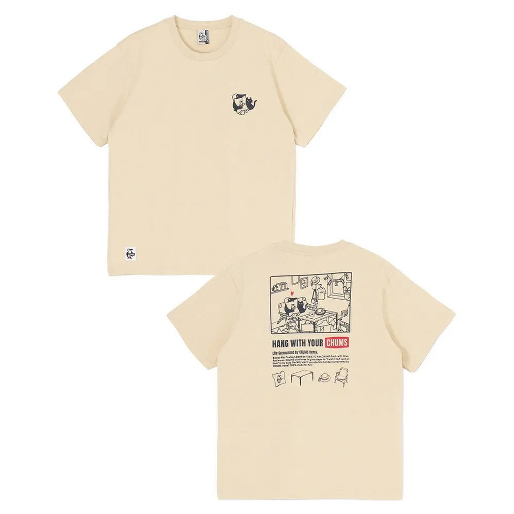 【CHUMS】My Summer Vacation T-Shirt短袖上衣 黑色-CH012176K001 歷史價格詳細信息