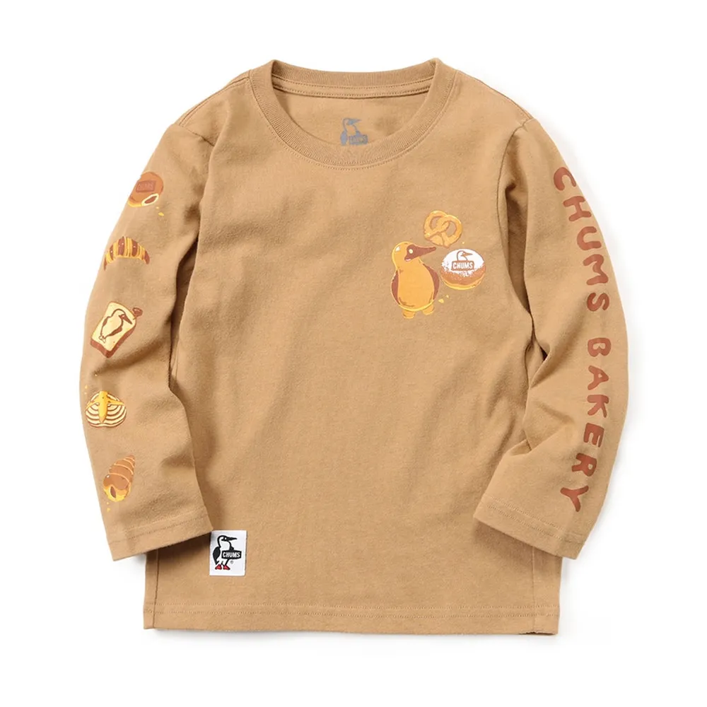 【CHUMS】Kids CHUMS BAKERY Brushed L/S T-Shirt 長袖上衣 中大童 深藍色-CH211290N001 歷史價格詳細信息