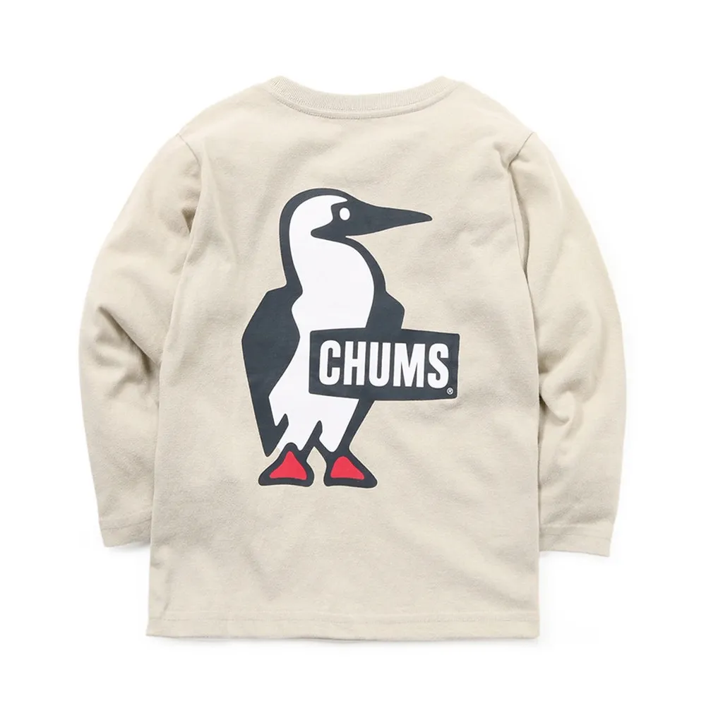 CHUMS Booby Logo L/S T-Shirt長袖上衣 米色 CH011896B001 歷史價格詳細信息