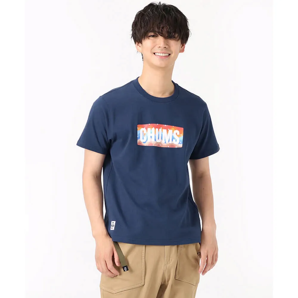 CHUMS Logo Stars and Stripes T 女短袖上衣 炭灰黑-CH112388G004 歷史價格詳細信息