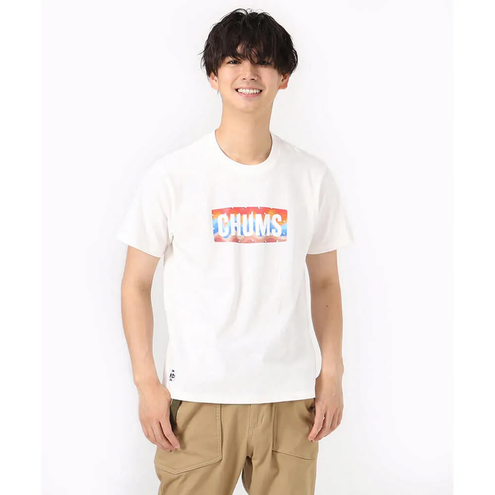 CHUMS Logo Stars and Stripes T 女短袖上衣 炭灰黑-CH112388G004 歷史價格詳細信息