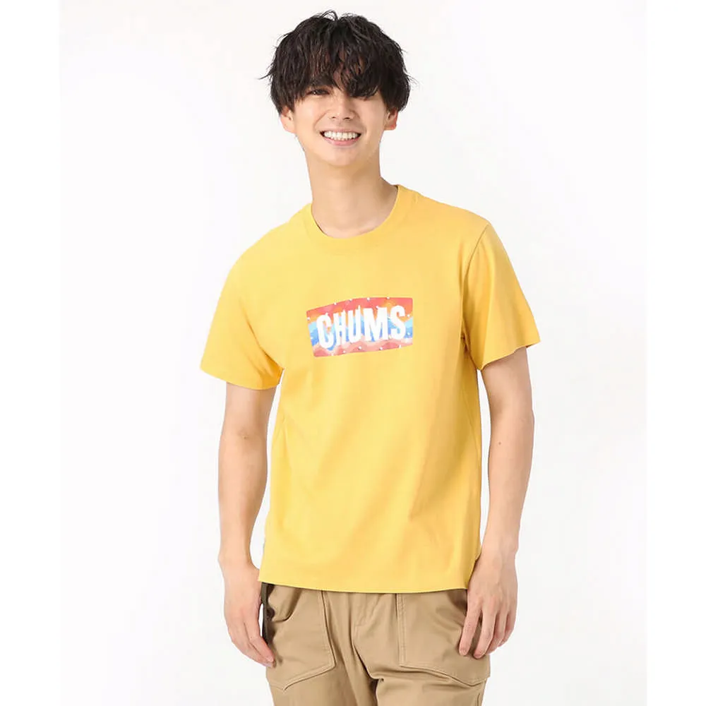 CHUMS Logo Stars and Stripes T 女短袖上衣 炭灰黑-CH112388G004 歷史價格詳細信息