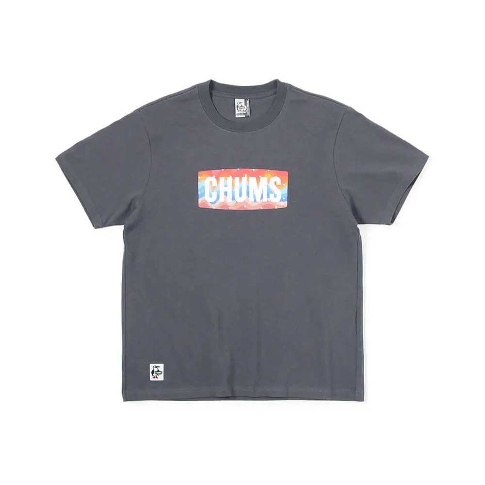 CHUMS Logo Stars and Stripes T 女短袖上衣 炭灰黑-CH112388G004 歷史價格詳細信息