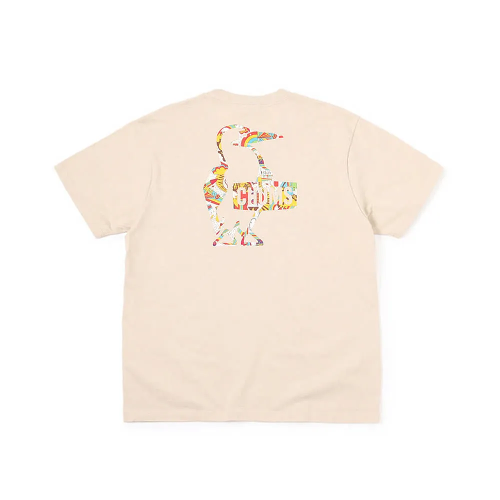 CHUMS Booby Logo Rainbow Islands T短袖上衣 深藍色-CH012389N001 歷史價格詳細信息