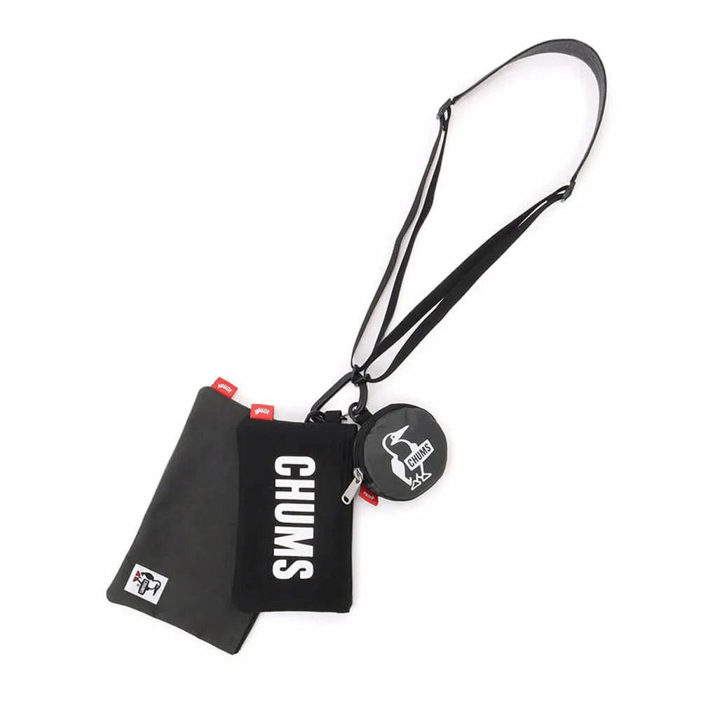 【CHUMS】3P Shoulder Pouch Sweat Nylon收納包組合 黃/深藍-CH603404Y062 歷史價格詳細信息