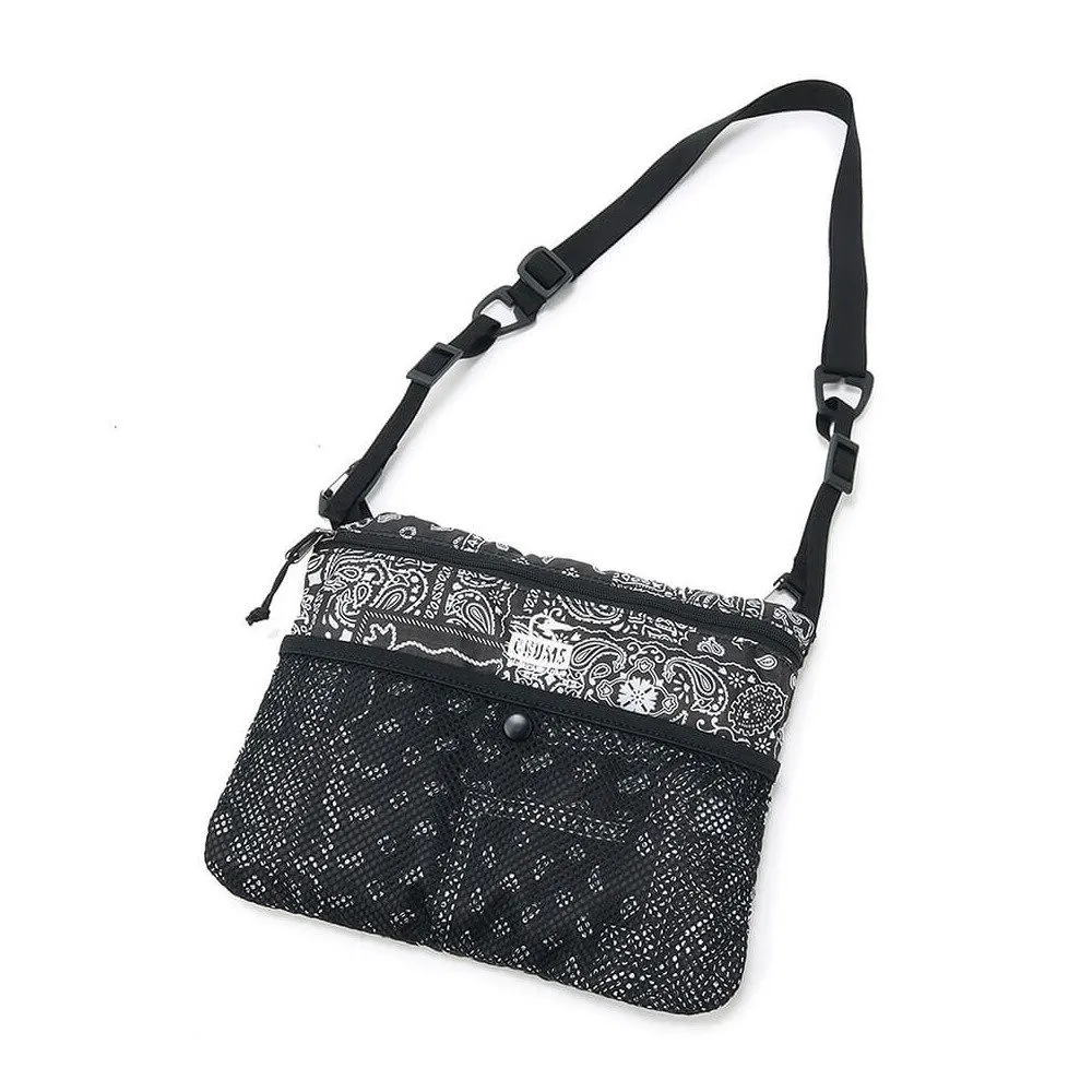 【CHUMS】CHUMS Spring Dale Sacoche側背包 PW Bandana Outdoor(CH603166Z232) 歷史價格詳細信息