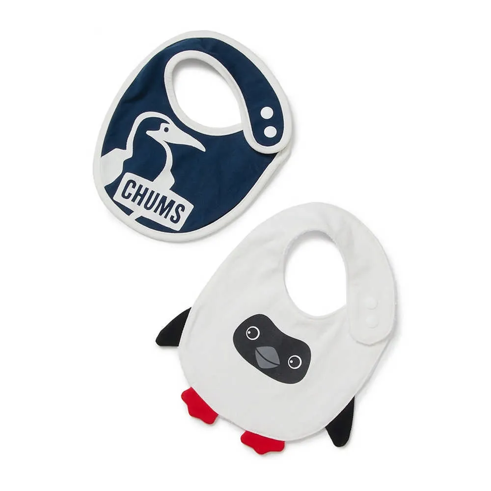【CHUMS】Baby Bib Set Booby Logo 童 口水巾 米白/藍 歷史價格詳細信息