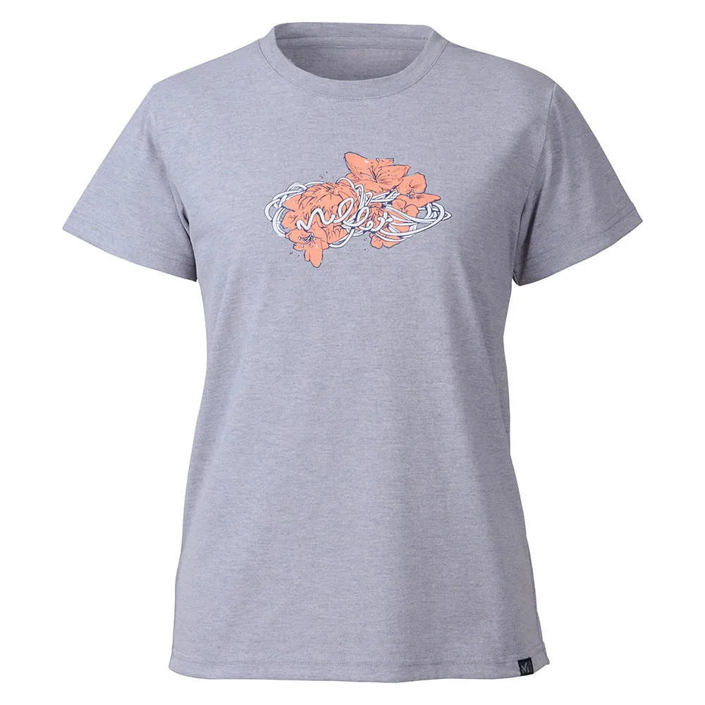 MILLET 女 FLOWER TS SS 短袖排汗衣 灰 MIV020184809 歷史價格詳細信息