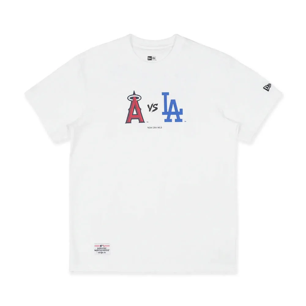 【NEW ERA】短袖Tee FREEWAY SERIES  洛杉磯天使&道奇 白-NE13774247 歷史價格詳細信息