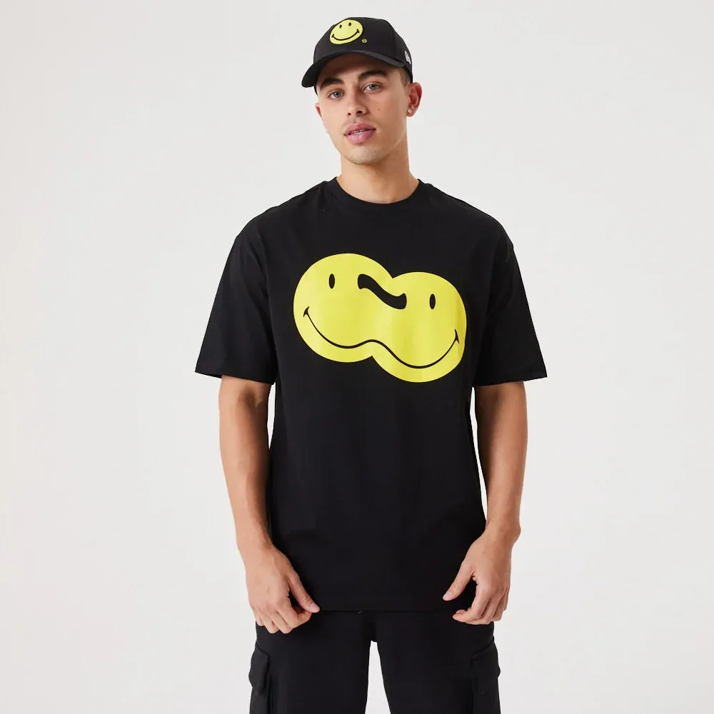 【NEW ERA】男女 短袖Tee SMILEY DOUBLE LOGO 黑 歷史價格詳細信息