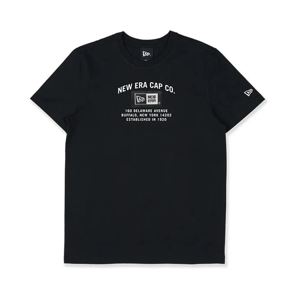 【NEW ERA】男女 短袖Tee LABEL PRINT NEW ERA 黑 歷史價格詳細信息