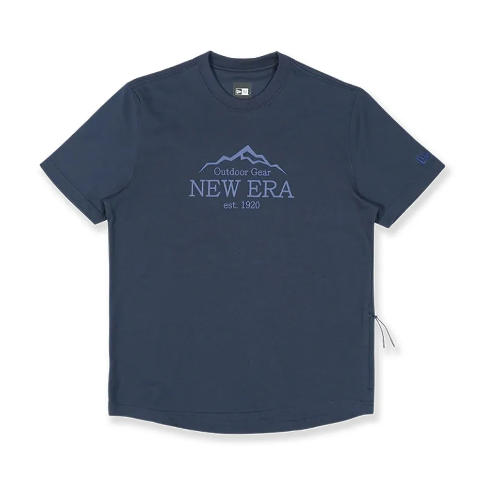 【NEW ERA】男女 短袖Tee OUTDOOR BASIC LOGO NEW ERA 黑 歷史價格詳細信息