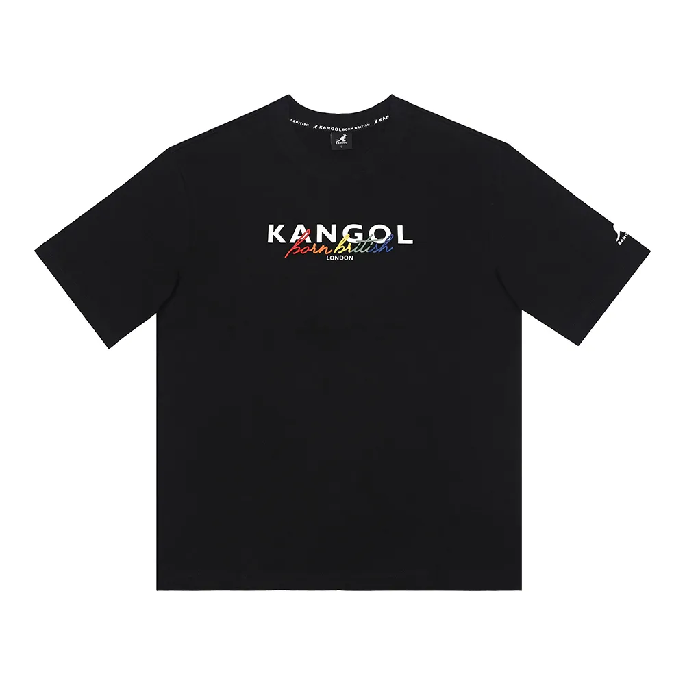 KANGOL 彩虹 草寫T 休閒上衣 男女款 中性款 6125100320 黑色 歷史價格詳細信息