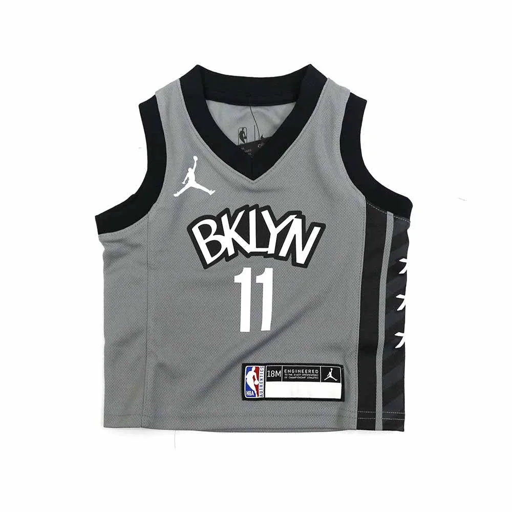 NBA Statement Edition 幼兒球衣 籃網隊 Kyrie Irving 灰色 歷史價格詳細信息