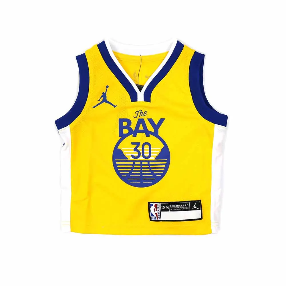 NBA Statement Edition 幼兒球衣 勇士隊 Stephen Curry 黃色 歷史價格詳細信息