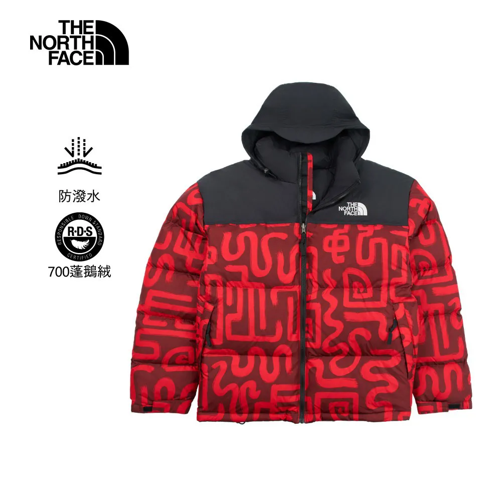 【The North Face 男 ICON經典配色鵝絨背心《黑/紅》】496T/羽絨背心/保暖背心/悠遊山水 歷史價格詳細信息