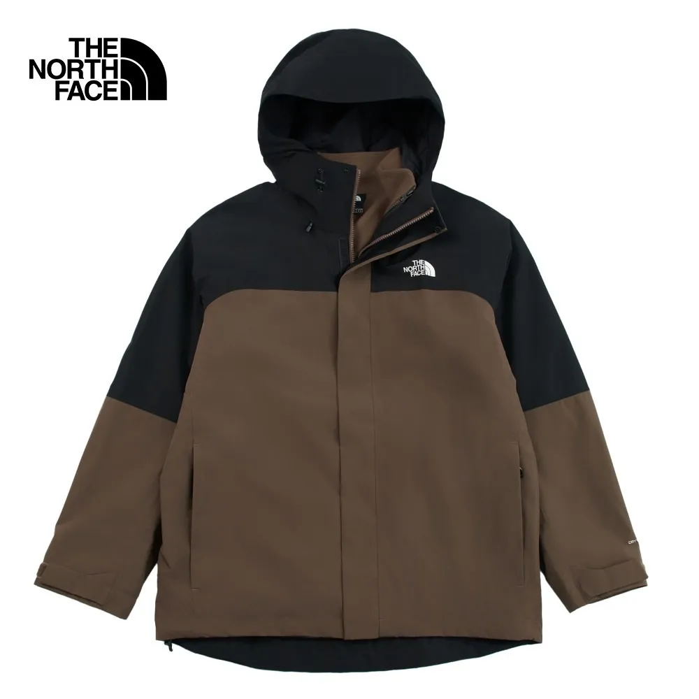 【The North Face】男 DRYVENT 防水透濕二合一兩件式連帽保暖外套.夾克.風衣/耐用耐磨(89ZP-C3F 星塵灰) 歷史價格詳細信息