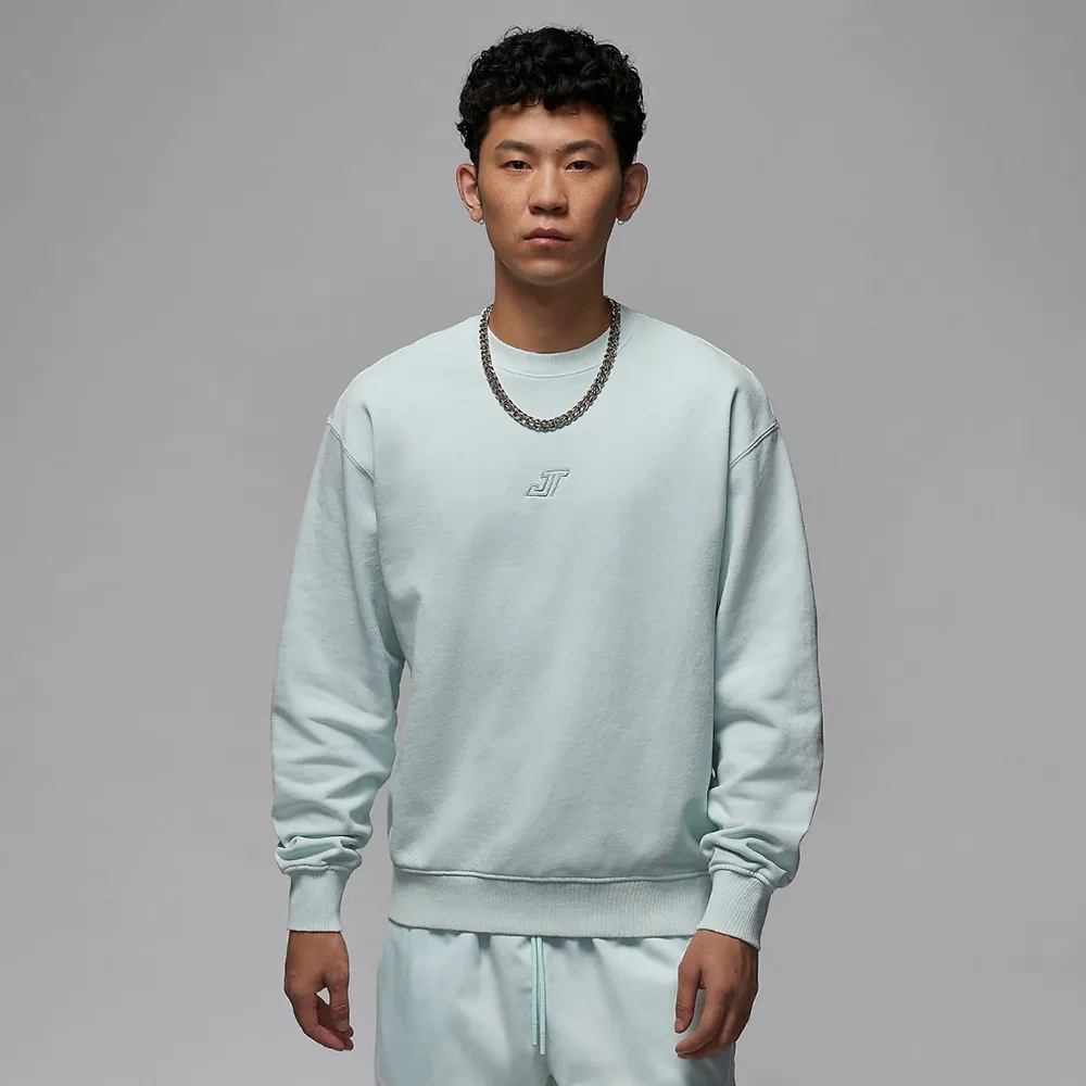 【NIKE】AS M J FLC CREW JT 男款 長袖上衣 大學T 喬丹 藍灰色-HF7846028 歷史價格詳細信息