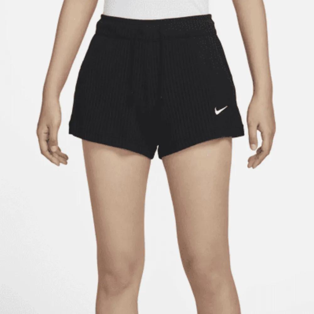 NIKE 短褲 W NSW 黑色 刺繡小勾 螺紋 女 DV7863-010 歷史價格詳細信息