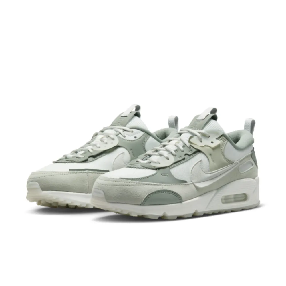 Nike 休閒鞋 Air Max 90 Futura 女鞋 米白 拼接 銀勾 氣墊 【ACS】 FB1877-110 歷史價格詳細信息