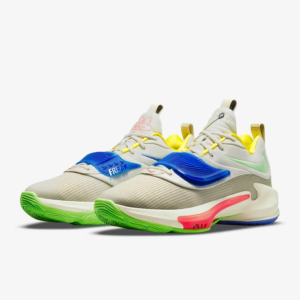 Nike Zoom Freak 3 EP 男 荷蘭藍 明星款 字母哥 運動 包覆 緩震 籃球鞋 DA0695-401 歷史價格詳細信息