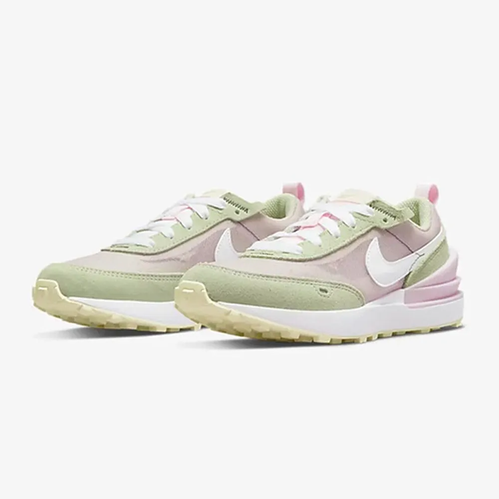 Nike 童鞋 Waffle Trainer 2 白 灰藍 麂皮 小童鞋 拚接 格紋 【ACS】 DM7218-141 歷史價格詳細信息