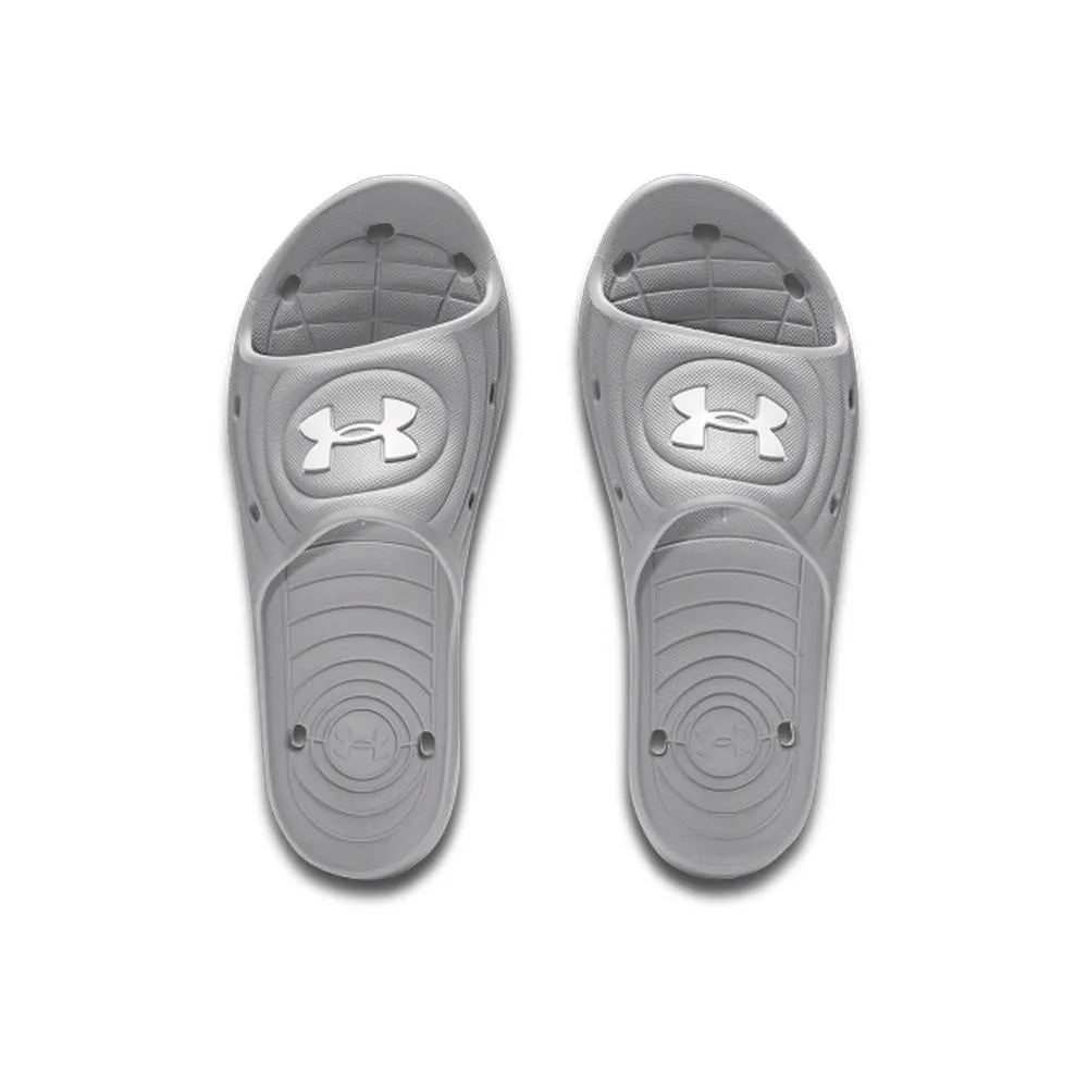 Under Armour 拖鞋 Locker IV UA 防水 黑白 男鞋 運動拖鞋 【ACS】 3023758-001 歷史價格詳細信息