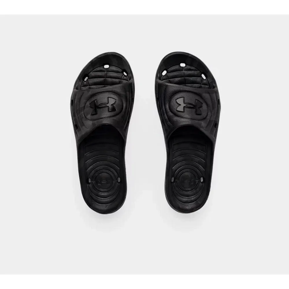 【UNDER ARMOUR】UA 男 Locker IV拖鞋 _3023758-100(灰) 歷史價格詳細信息