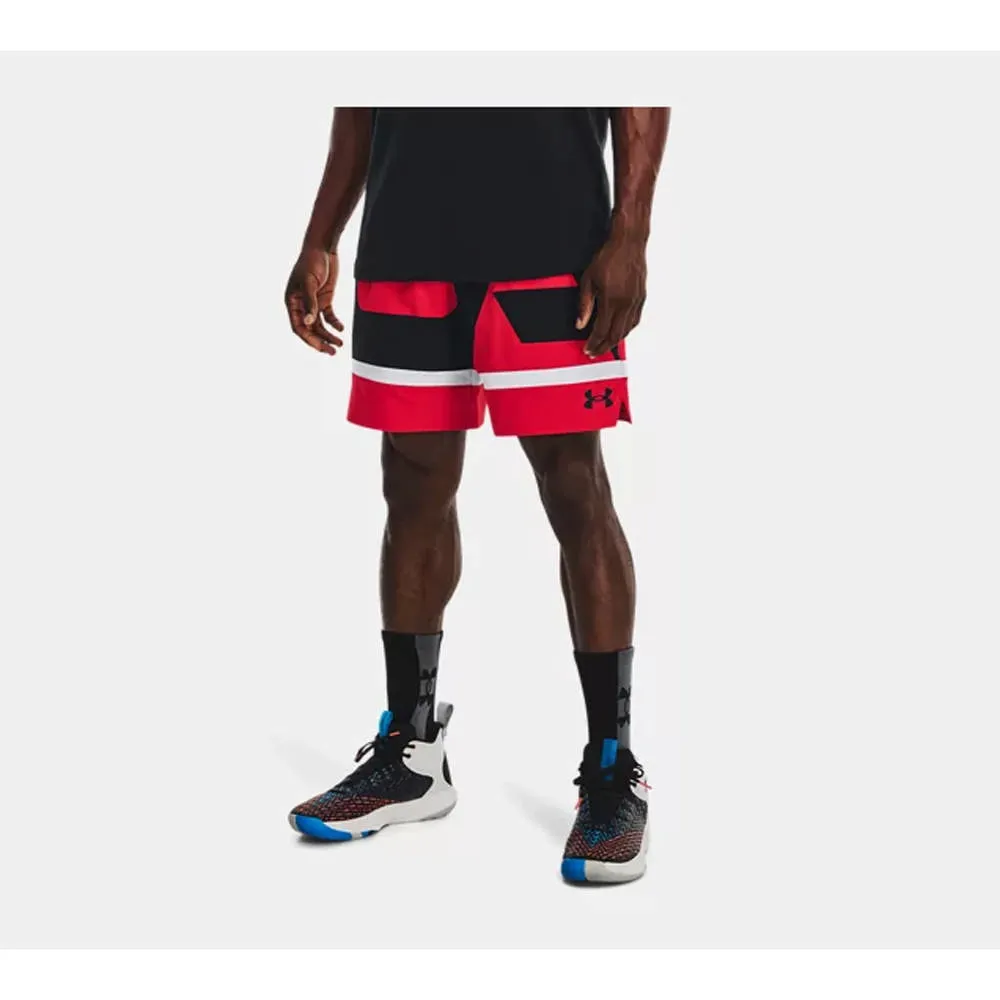 【UNDER ARMOUR】UA 男 Baseline 7吋籃球短褲 運動短褲_1383389-600(紅色) 歷史價格詳細信息