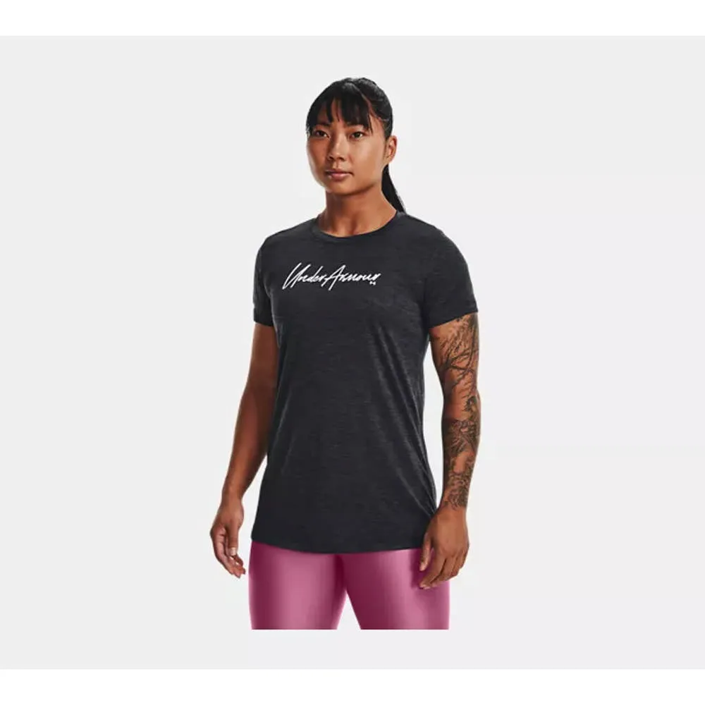 【UNDER ARMOUR】UA 女 Tech 短T-Shirt_1258568-045(灰) 歷史價格詳細信息