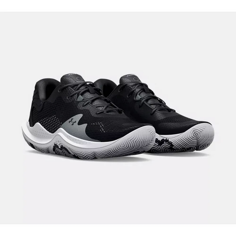 Under Armour 籃球鞋 Spawn 3 黑 桃紅 藍 低筒 男鞋 UA 【ACS】 3024777001 歷史價格詳細信息